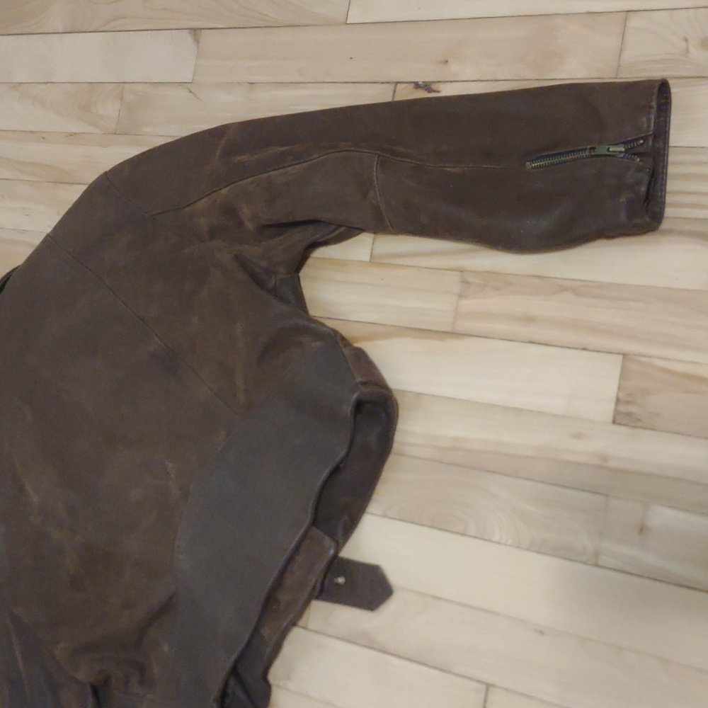 Brown Suede Moto Jacket - Picture 11 of 16
